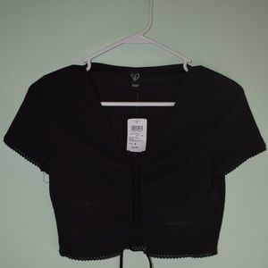 Windsor Lace Up Crop Top